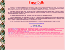 Tablet Screenshot of paperdollspenpals.com